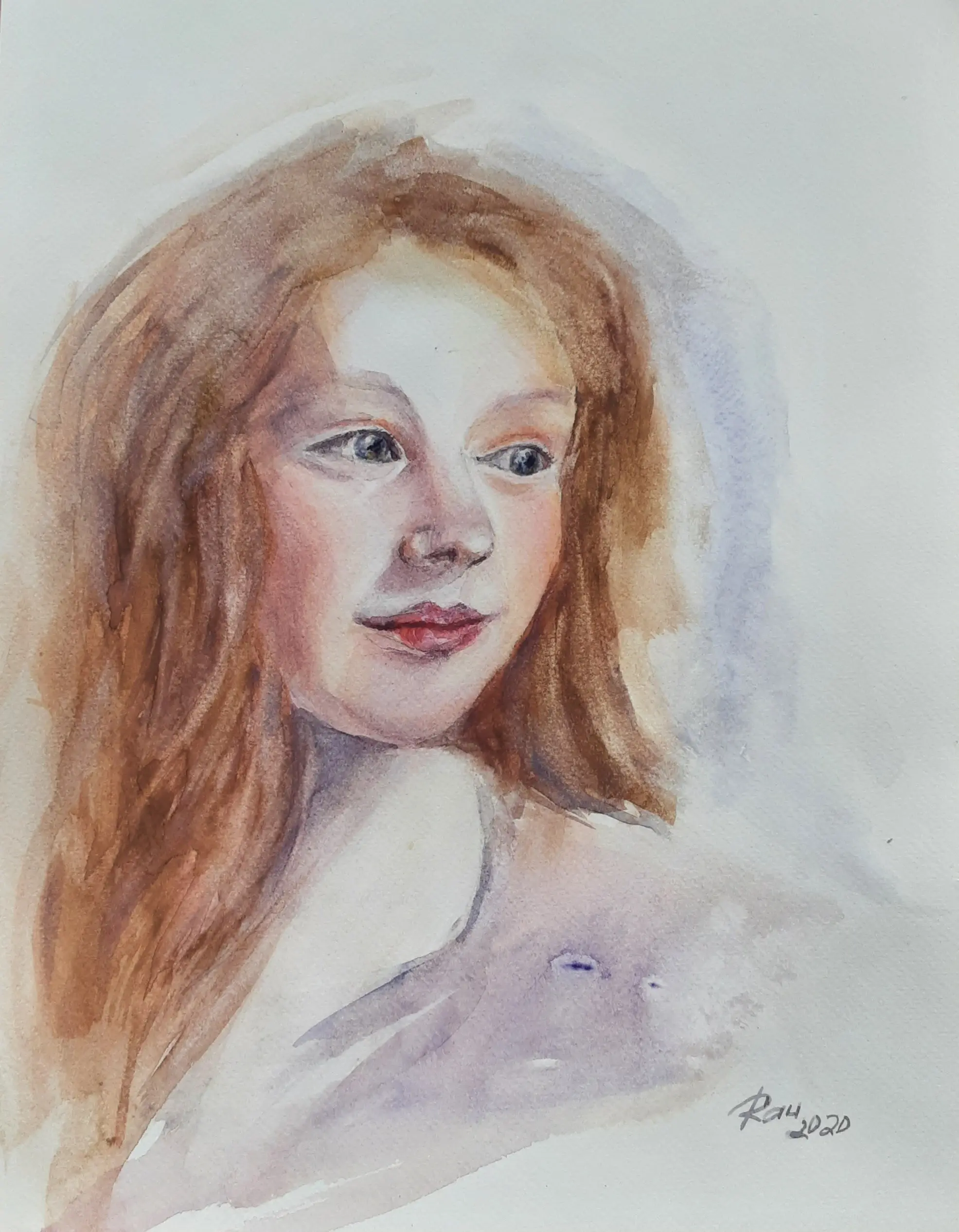 Slečna. akvarel. 30x40 (2)